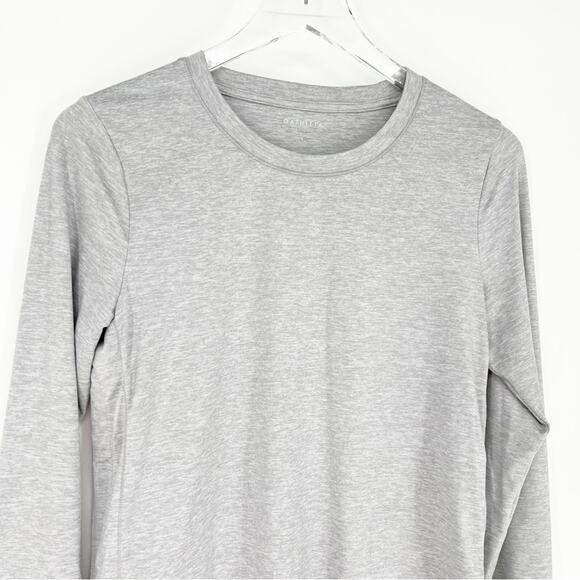 Athleta Uptempo Long Sleeve Tunic Pullover S Grey - Picture 4 of 8